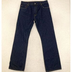 Vtg Levis 517 Bootcut‎ Jeans Mens 38x34 Dark Wash Denim Casual Y2K Pants